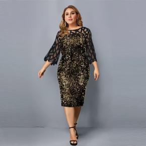 High Quality Career Dresses Long Sleeve Office Dresses Women Formal Work Plus Size Women Business Dress